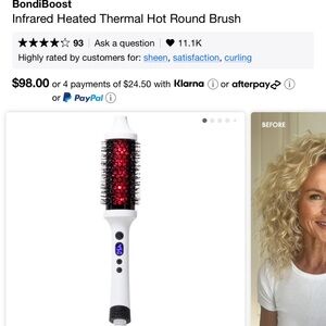 Bondi Boost infared heat brush